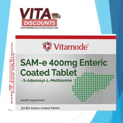 Vitamode Sam-E 400mg Ectabs (30's) [Exp 05/2027]