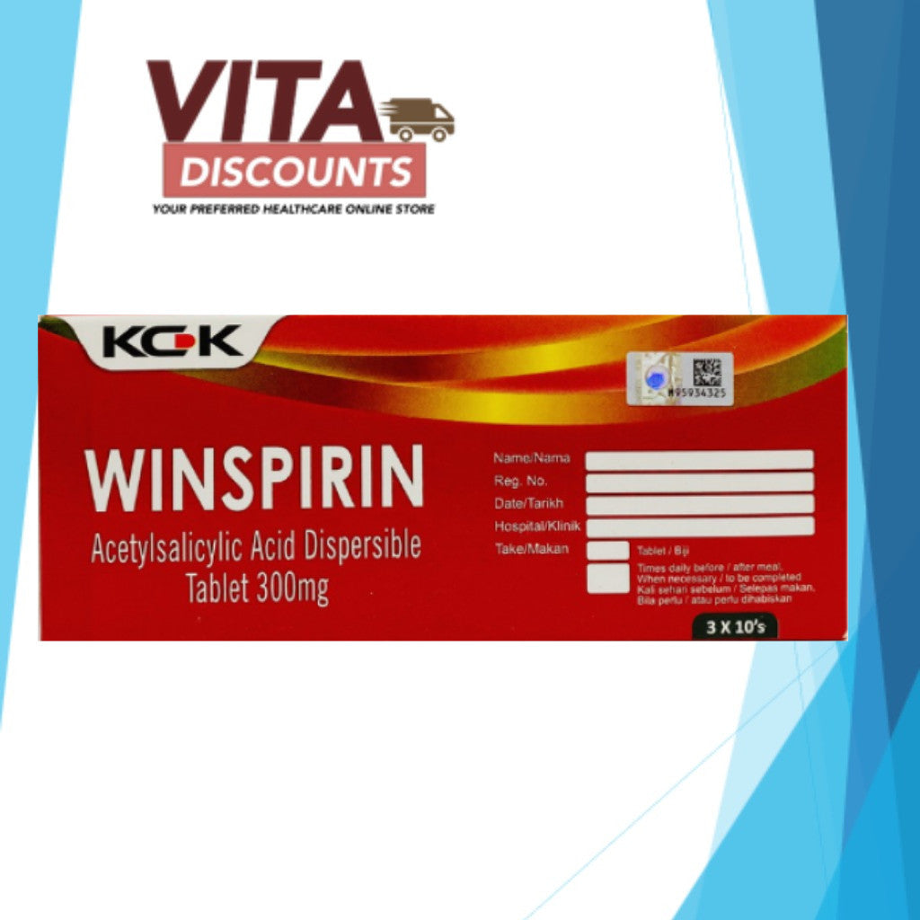 Winspirin 300mg Tabs (30's)