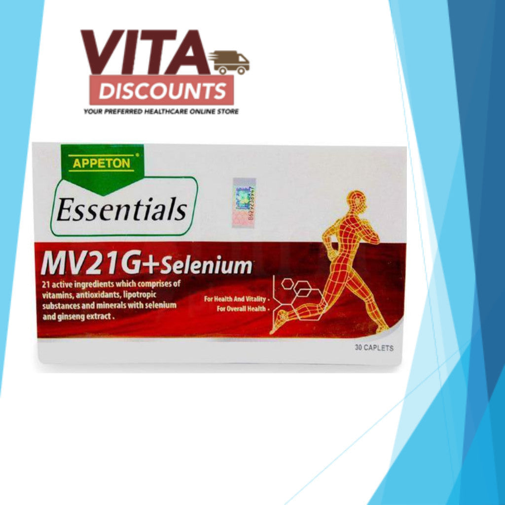 Appeton Essentials Mv21G+Selenium Caplets (30's)