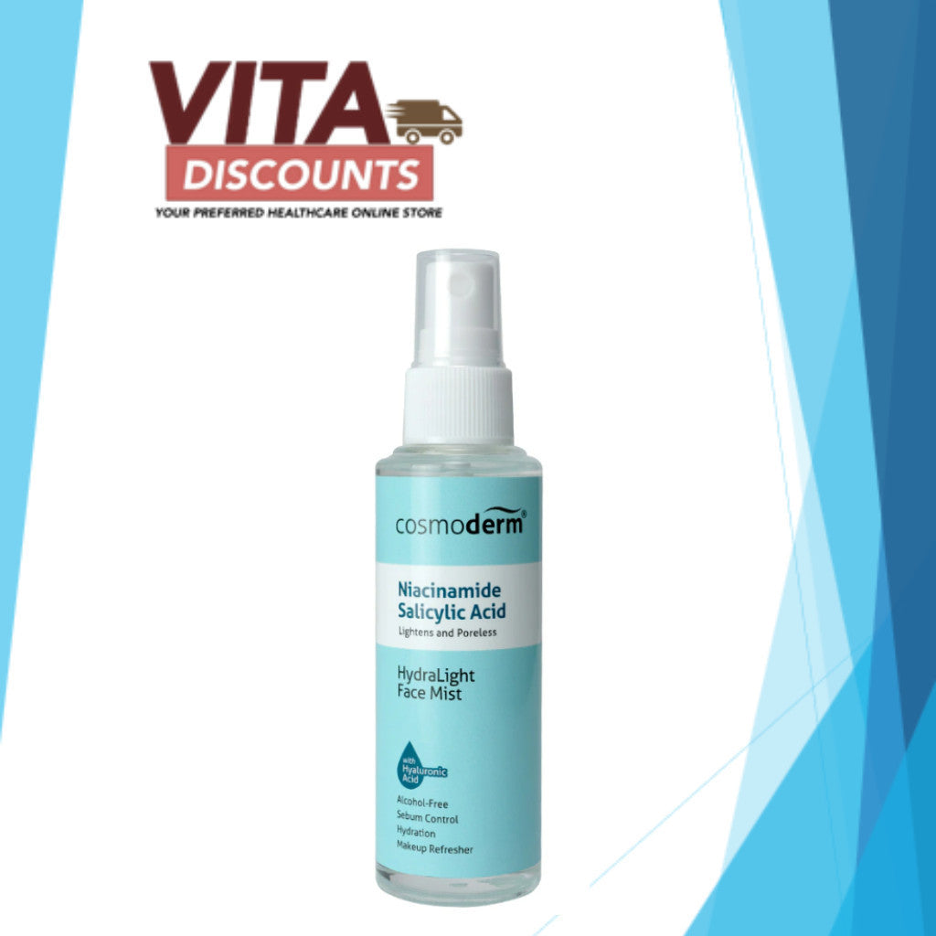 Cosmoderm Niacinamide Salicylic Acid Hydralight Face Mist (50ml x 1/2 Pack)