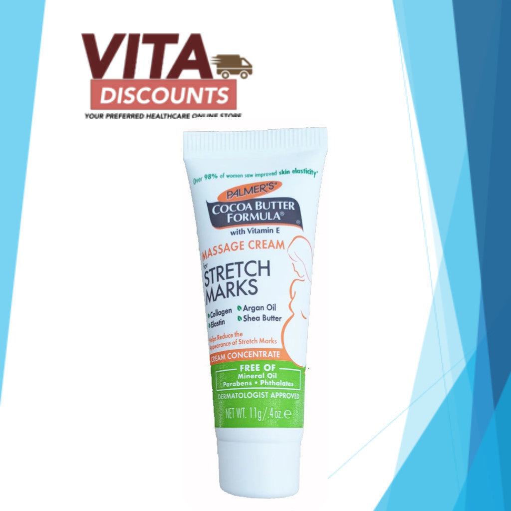 Palmer's Cocoa Butter Formula With Vitamin E Massage Cream For Stretch Marks Small Pack (11g) [Exp 12/2027]