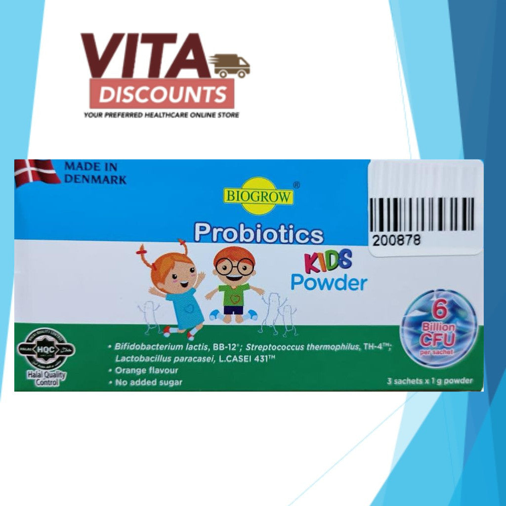 Rtc - Biogrow Probiotics Kids Powder Sample Pack (1g) (3's)