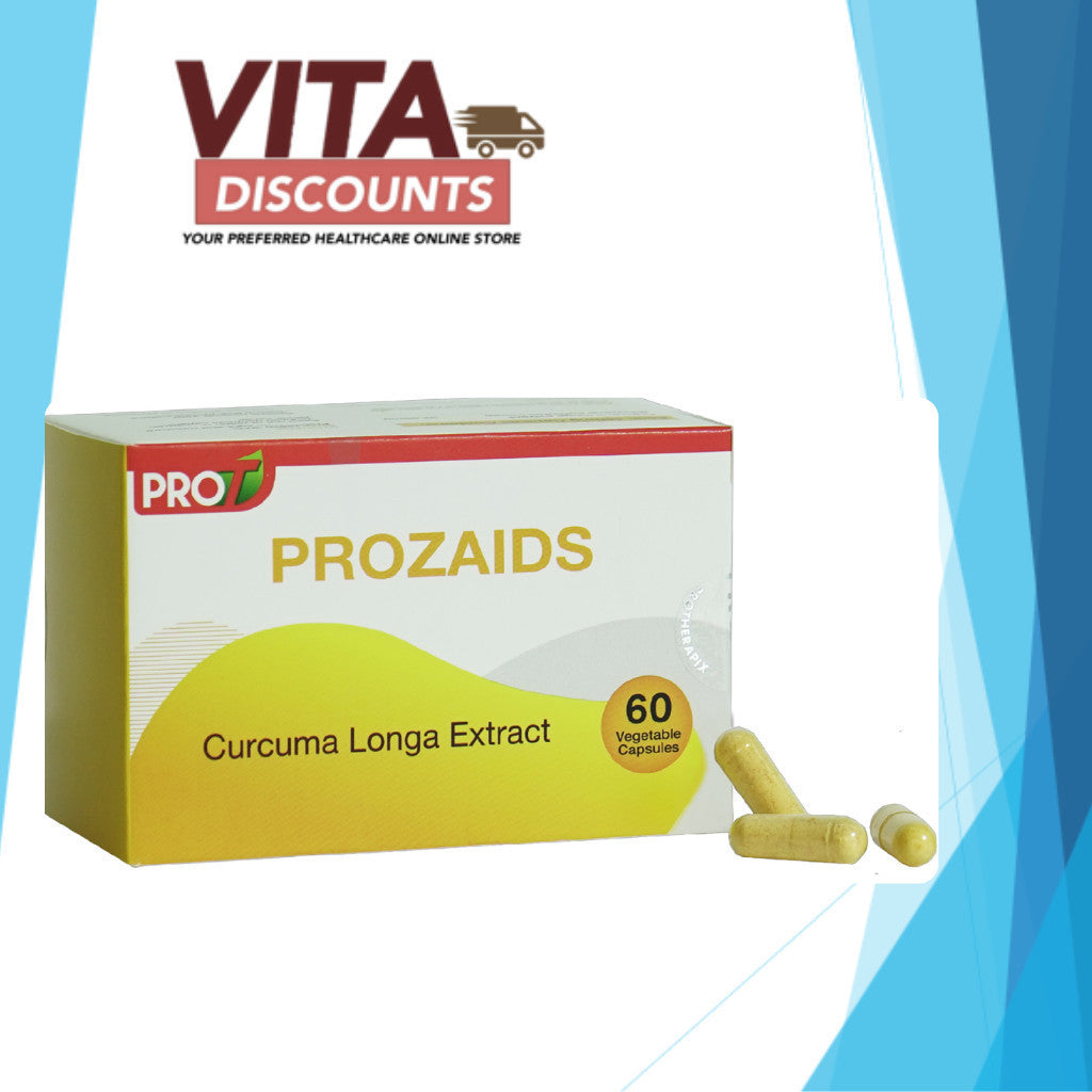 Prozaids Curcumin Extract Vcaps (60's)