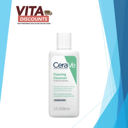 Cerave Foaming Cleanser (88ml) [Exp 08/2027]