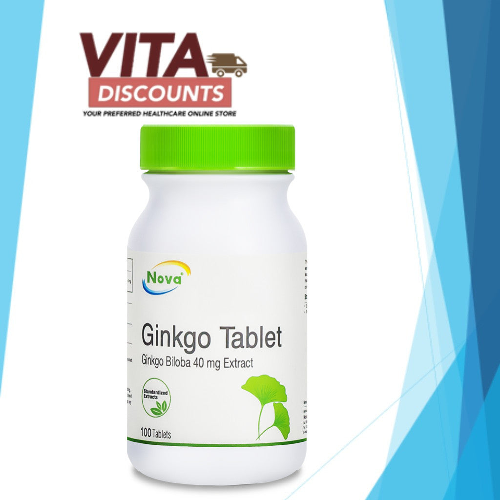 Nova Ginkgo 40mg Tabs (100's) [Extra 1 Gift]