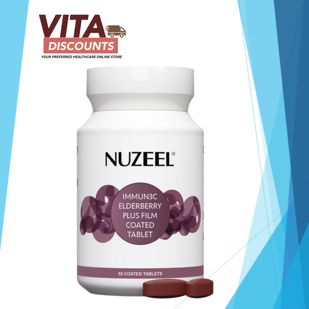 Nuzeel Immun3C Elderberry Plus Fctabs (30's) [Exp 11/2027]