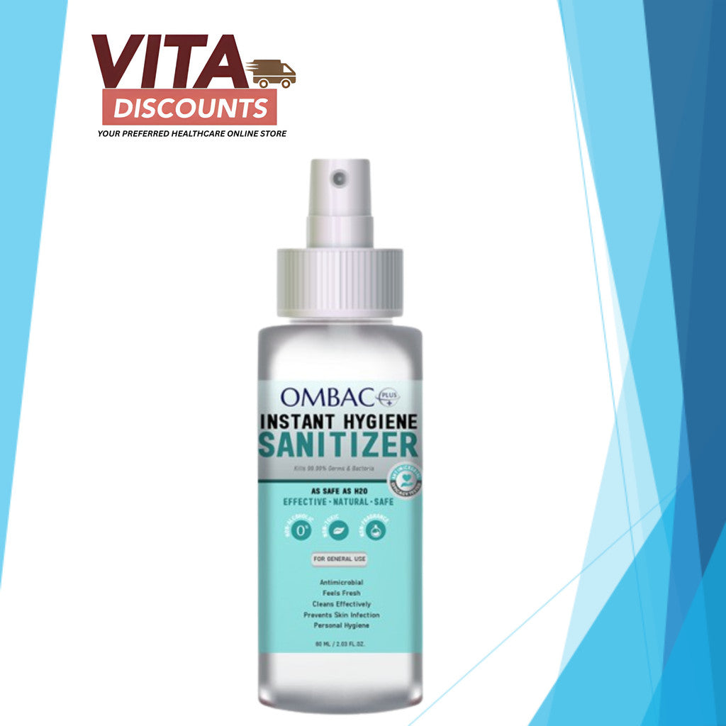Ombac Instant Hygiene Sanitizer Spray (60ml)