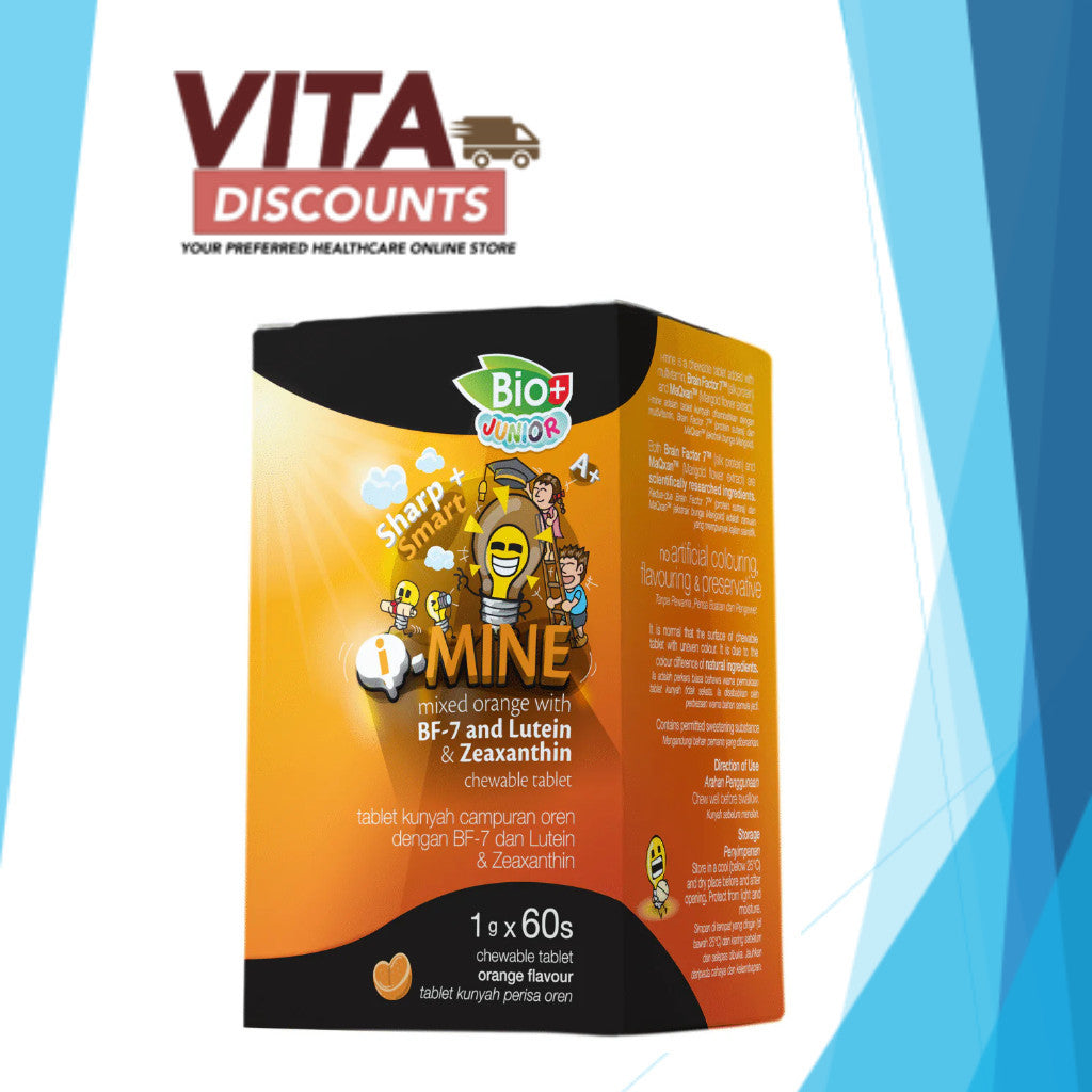 Bio+ Junior I-Mine Mixed Orange With Multivitamin Ctabs (60's)