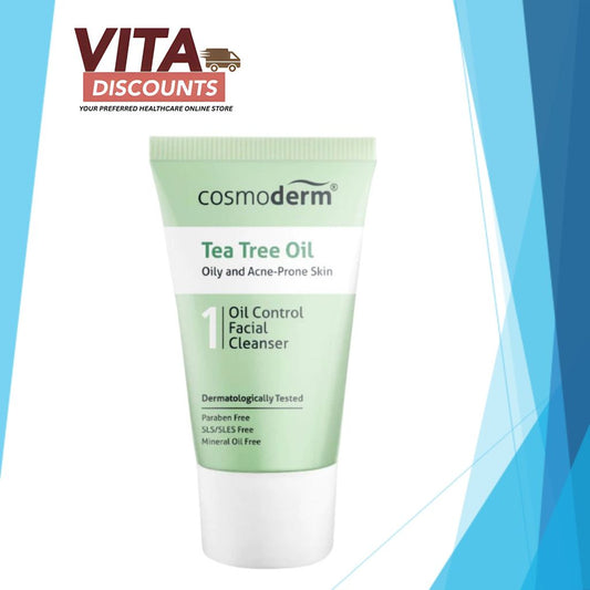Cosmoderm Tea Tree Oil Oil Control Facial Cleanser (20ml)