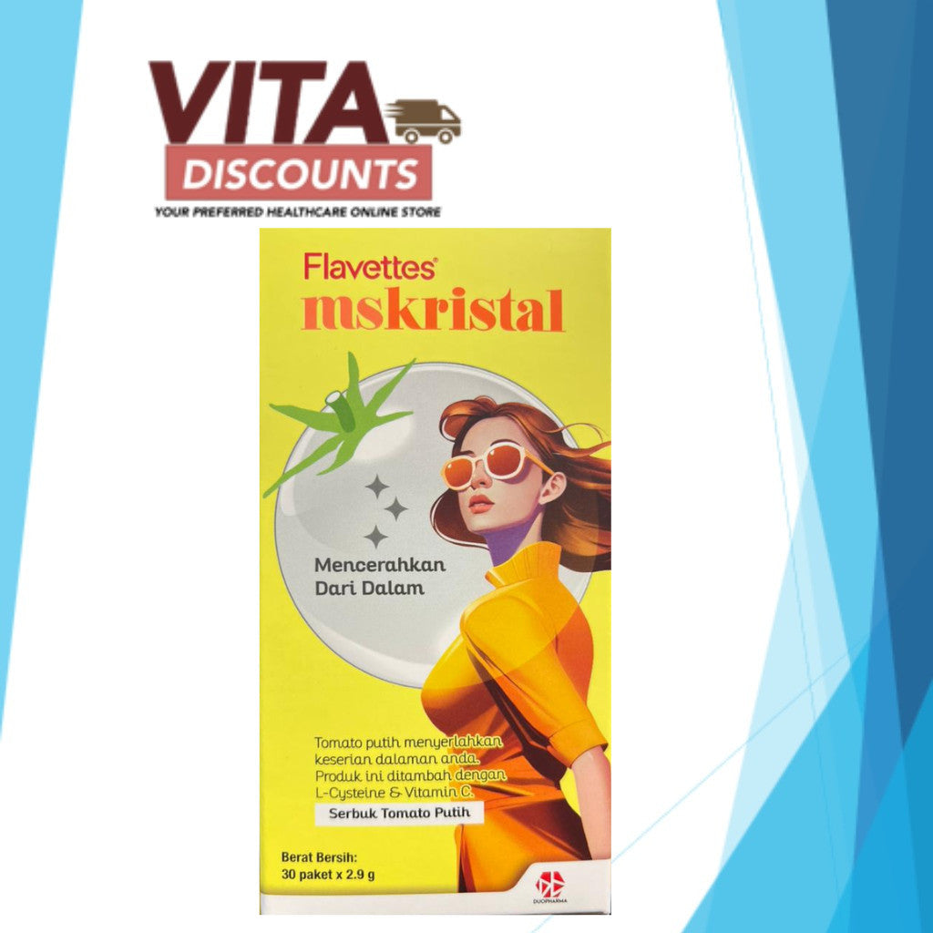 Flavettes Mskristal Powder (2.9g x 30's) [Exp 08/2027]