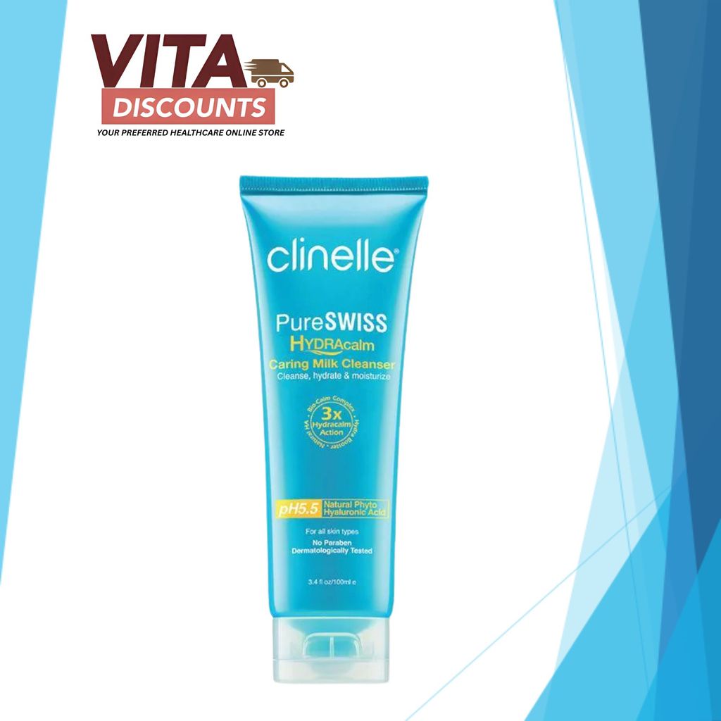 Clinelle Pureswiss Hydracalm Caring Milk Cleanser (100ml) [Exp 01/2028]