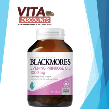 Blackmores Evening Primrose Oil 1000mg Caps (100's x 1/3 Pack)