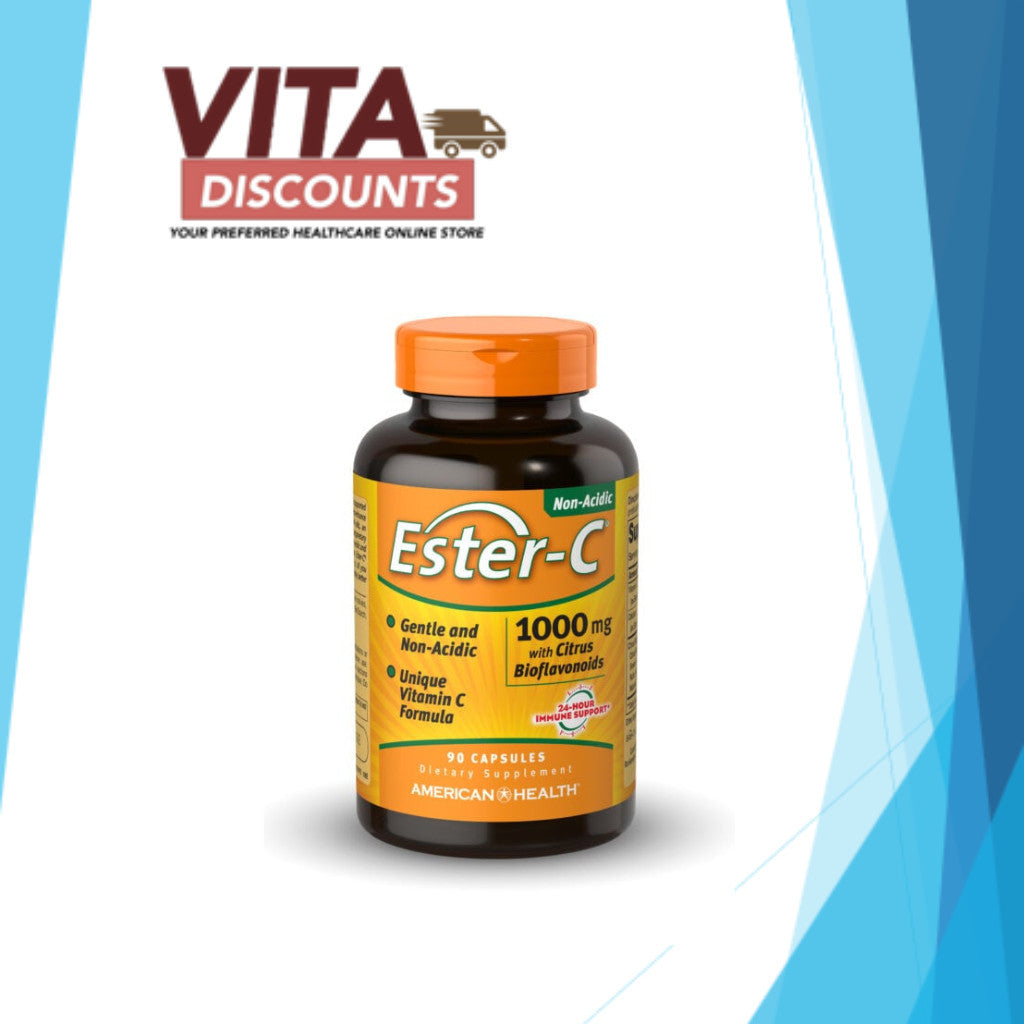 Gnc Ester-C 1000mg With Citrus Bioflavonoids Tabs (90's)