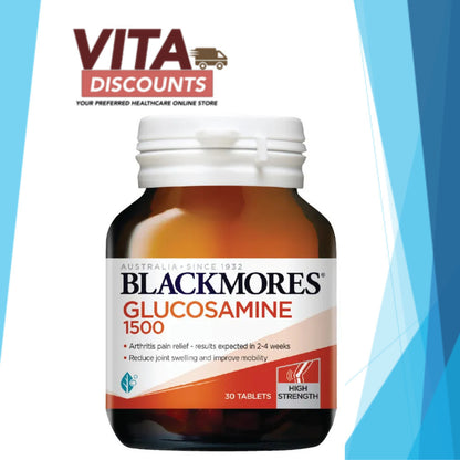 Blackmores Glucosamine 1500mg Tabs (30's x 1/3 Pack) [Exp 01/2028]