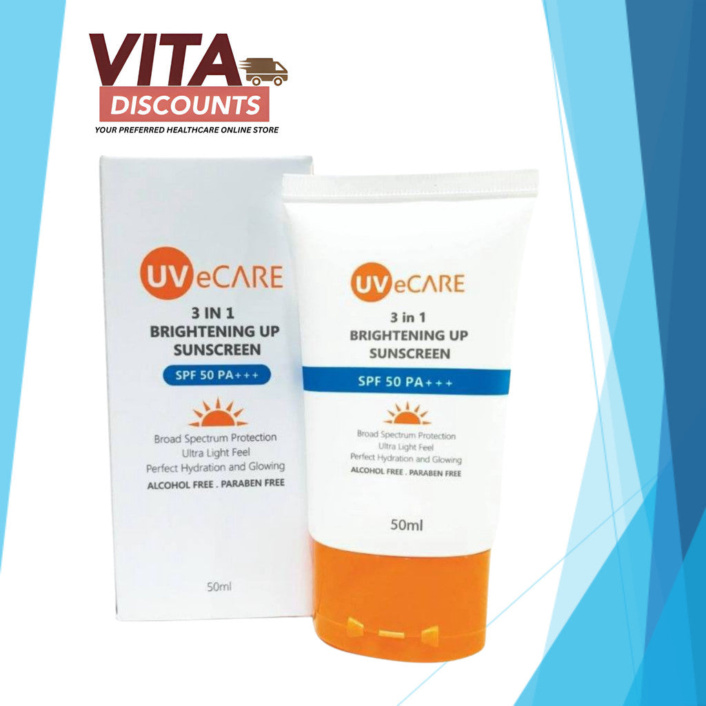 Uvecare 3 In 1 Brightening Up Sunscreen Spf 50 Pa+++ (50ml)
