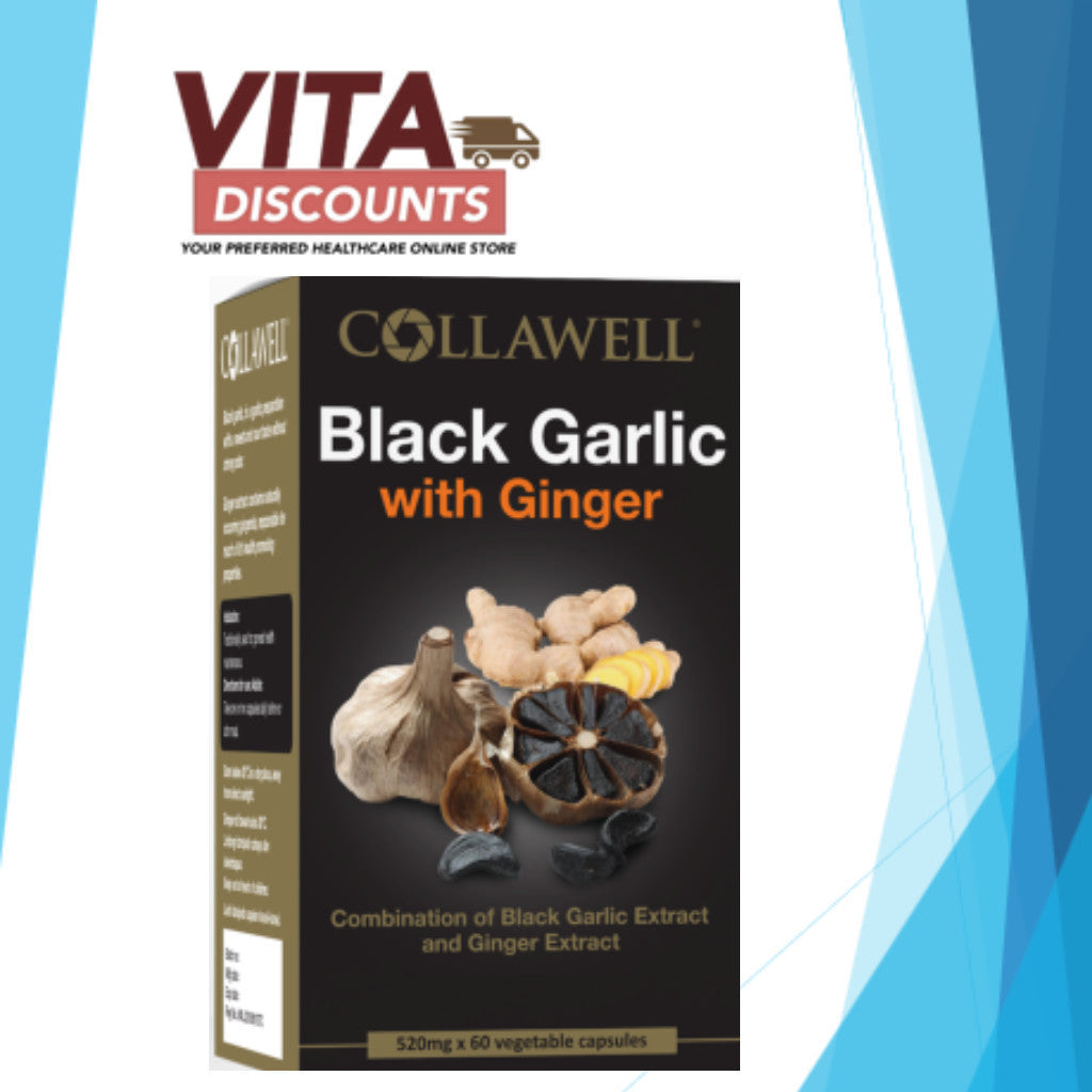 Collawell Black Garlic With Ginger Extract Vcaps (60's)