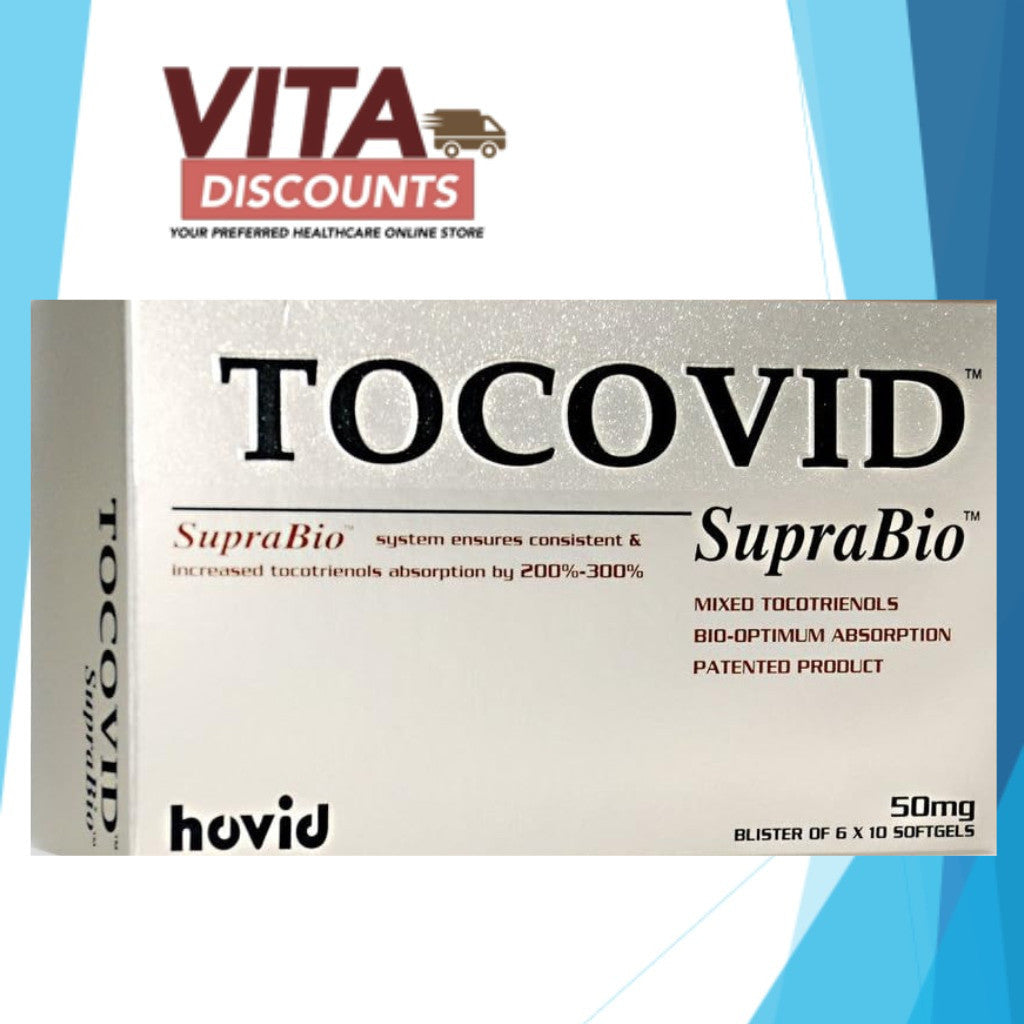 Tocovid Suprabio 50mg Sgels (60's) [Exp 11/2027]