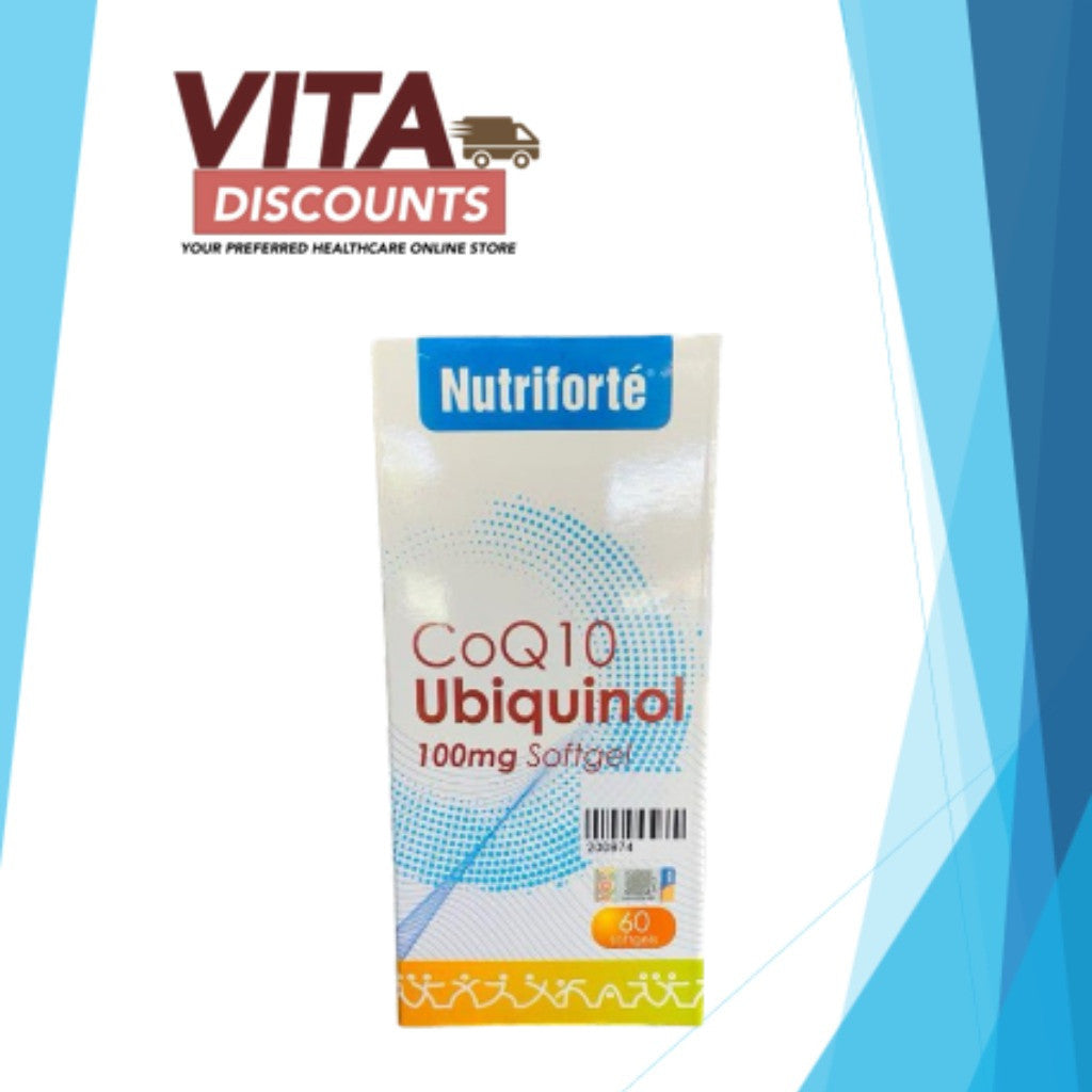 Nutriforte Coq10 Ubiquinol 100mg Sgels (60's)