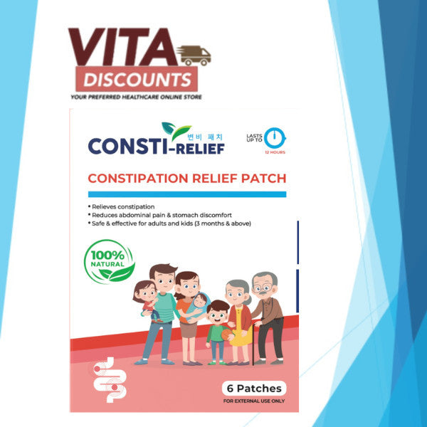 Consti-Relief Constipation Relief Patch (6's) [Exp 11/2028]