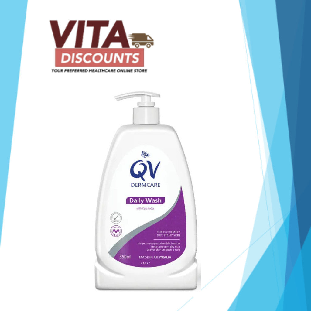 Qv Dermcare Daily Wash With Ceramides (350ml) [Exp 04/2029]