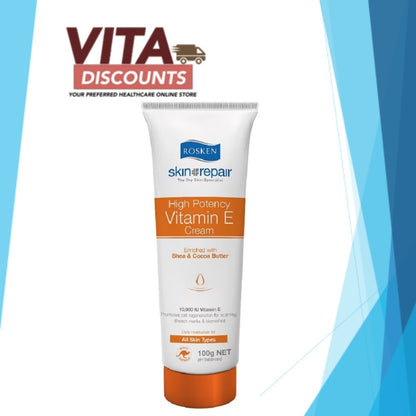 Rosken High Potency Vitamin E Cream (100g) [Exp 11/2026]