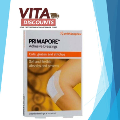 Smith&Nephew Primapore (8.3 x 6cm 1 Pack x 5's) [Exp 10/2027]