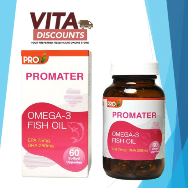 Promater Omega-3 Fish Oil Sgels Big Bottle (60's)