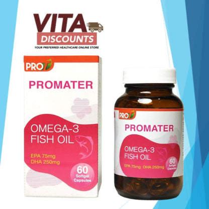 Promater Omega-3 Fish Oil Sgels Big Bottle (60's)