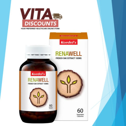Kordel's Renawell French Oak Extract 100mg Vcaps (60's) [Exp 11/2027]
