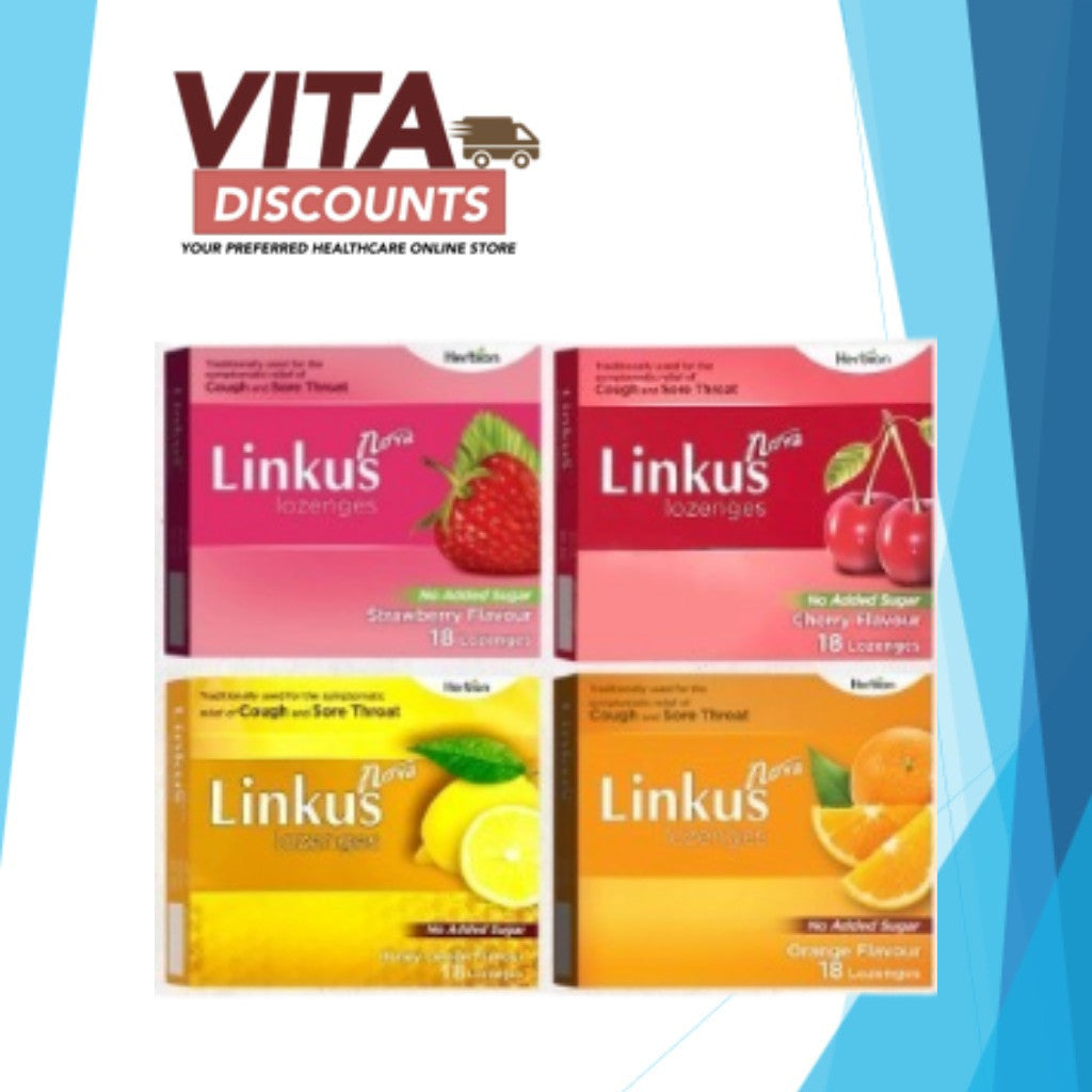 Herbion Nova Linkus No Sugar Lozenges Honey Lemon / Cherry / Orange (18's) [Exp 11/2026]
