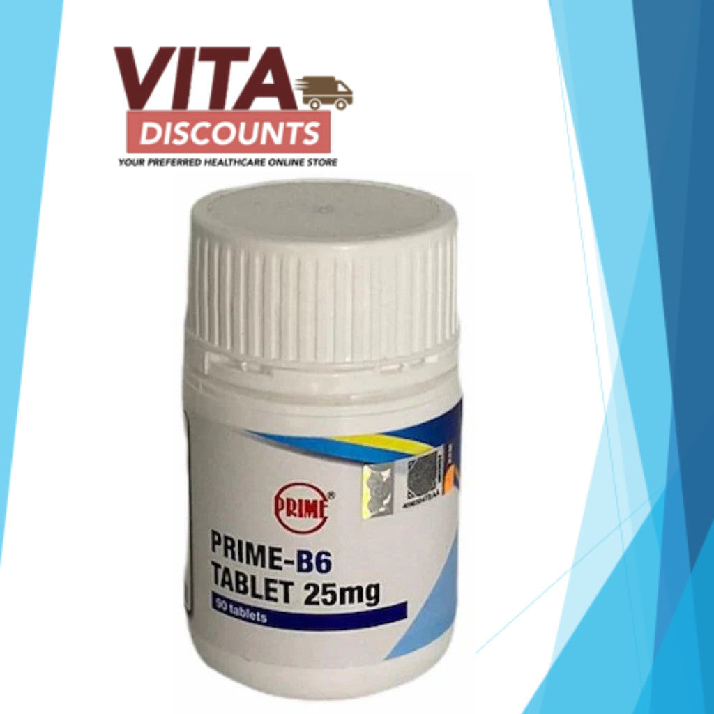 Prime Prime-B6 25mg Tabs (90's) [Exp 11/2027]