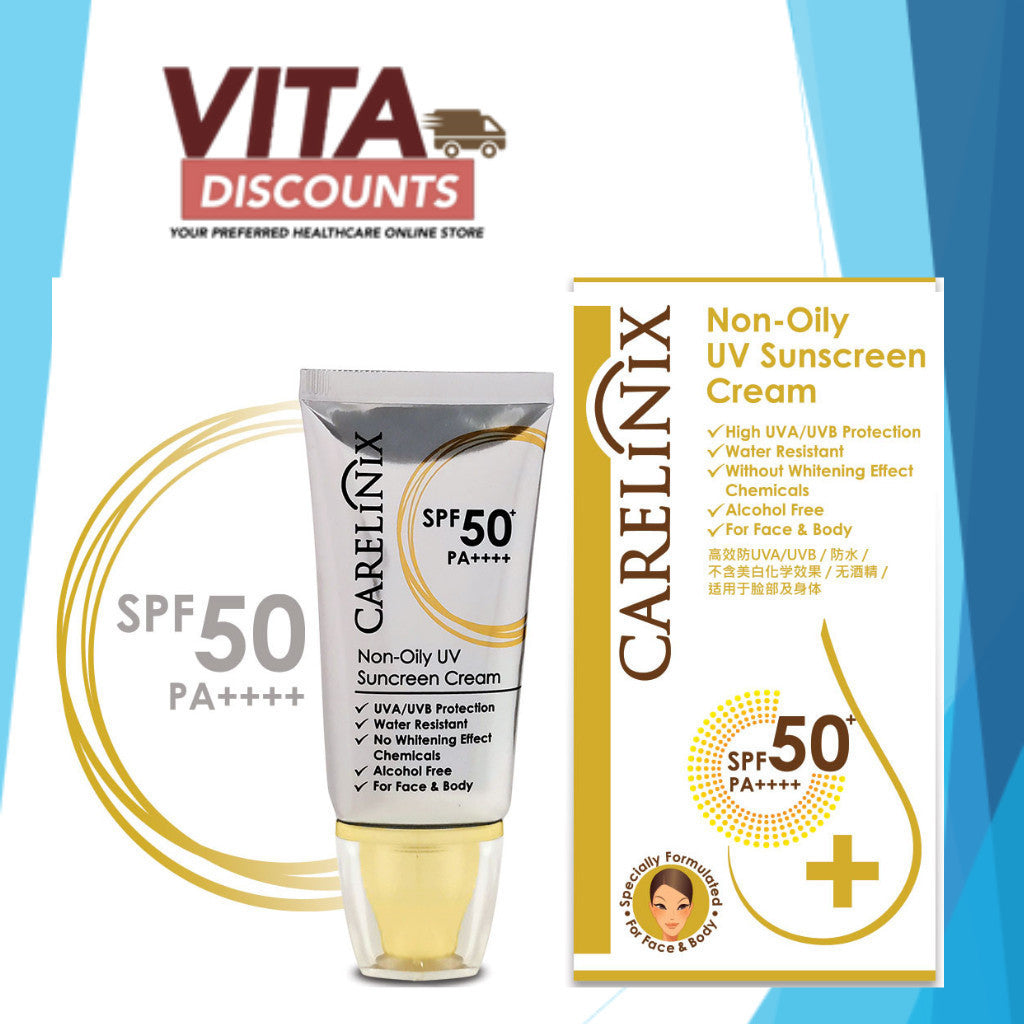 Carelinix Non-Oily Uv Sunscreen Cream (30ml) [Exp 03/2027]