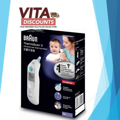 Braun Thermoscan 5 Infrared Ear Thermometer Irt 6030
