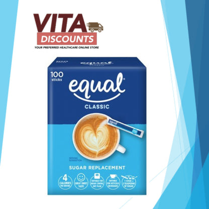 Equal Classic Sticks (100g x 100's) [Exp 11/2027]