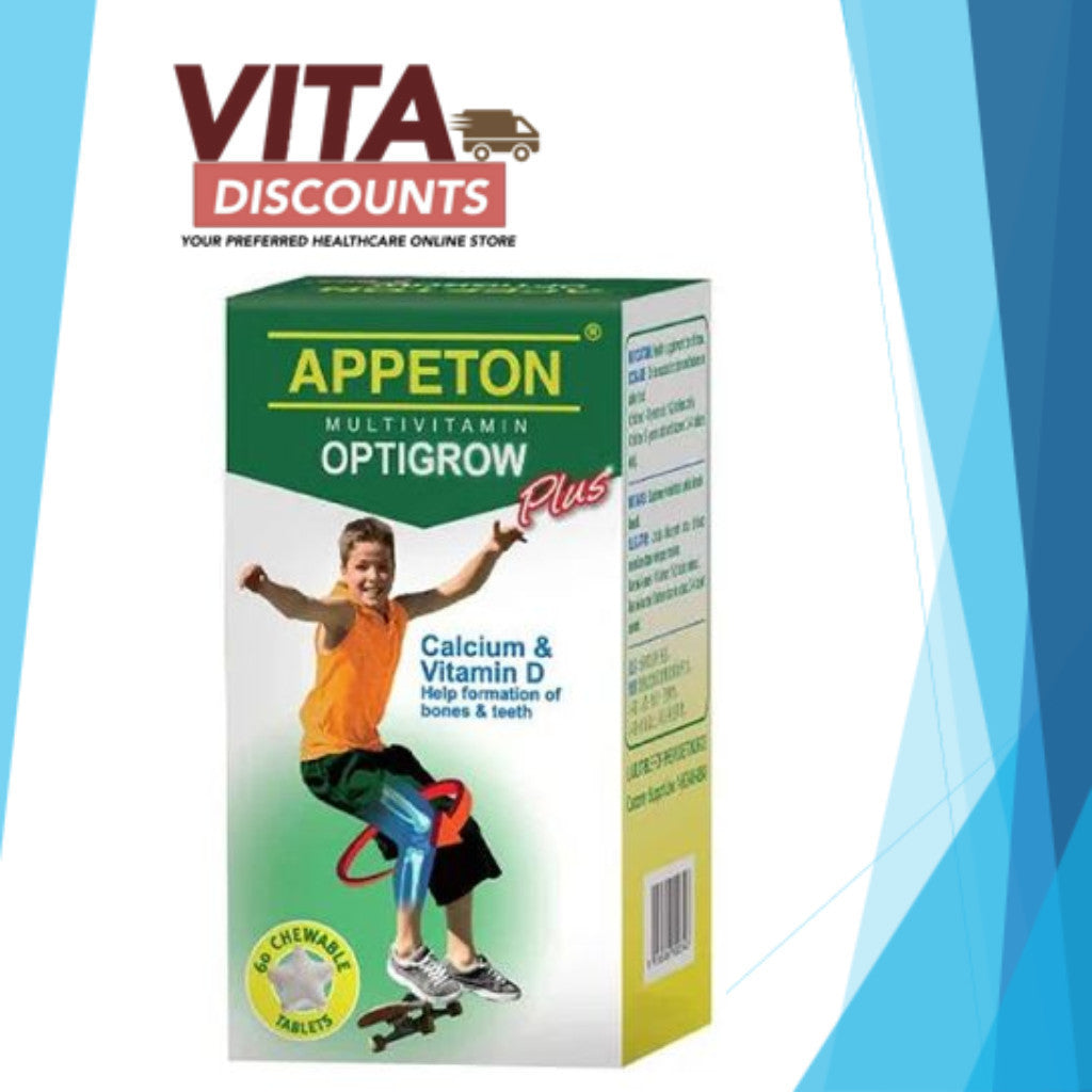 Appeton Multivitamin Optigrow Plus Tabs (60's) [Exp 05/2027]