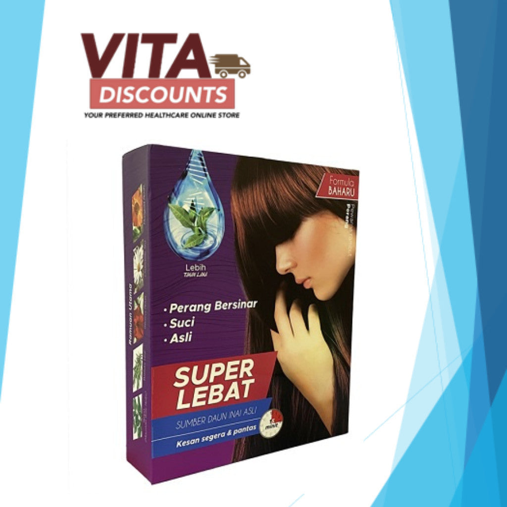 D'Herbs Pewarna Rambut 4 In 1 Hitam
