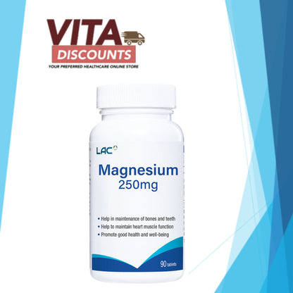 Lac Magnesium 250mg Tabs (90's) [Exp 04/2027]
