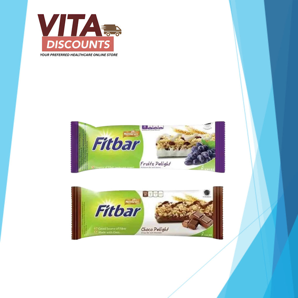 Fitbar Crispy Rice Bar - Chocolate/Fruits (22g)