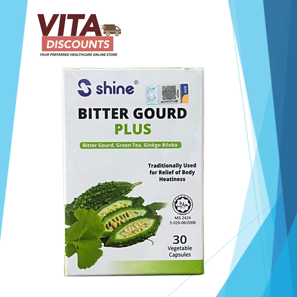Shine Bitter Gourd Plus Capsule Caps (30's) [Exp 01/2028]