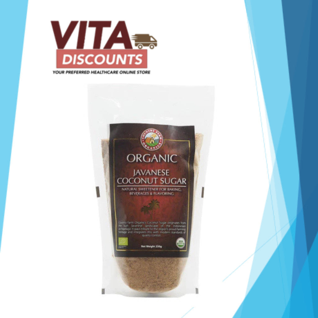 Country Farm Organics Javanese Coconut Sugar (250g x 1/2 Pack)