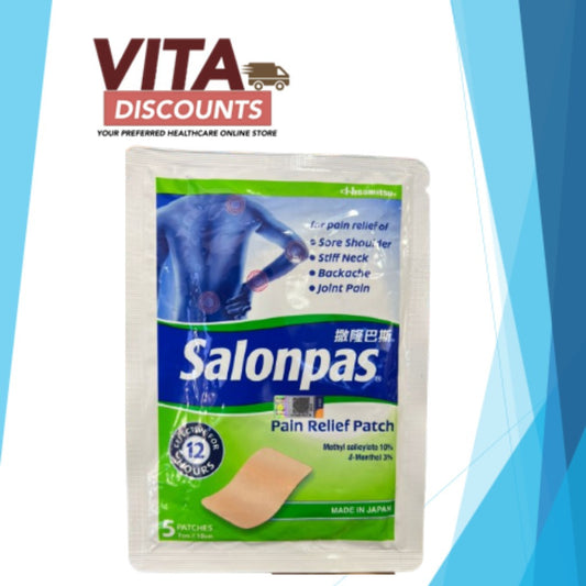 Salonpas Pain Relief Patches (1 Pack x 5's) [Exp 01/2028]
