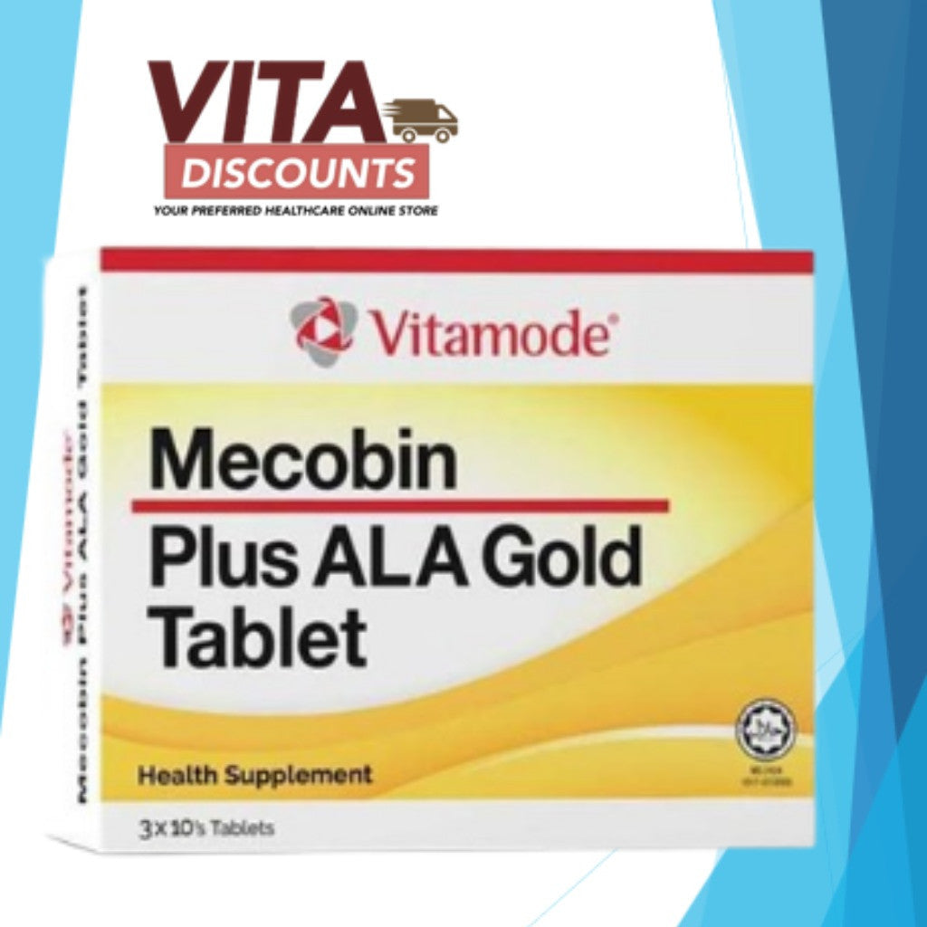 Vitamode Mecobin Plus Ala Gold Tabs (30's)