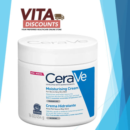 Cerave Moisturising Cream (50ml/177ml/454g) [Exp 02/2027]