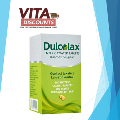 Dulcolax 5mg Tablets Type (200's) [Exp 03/2028]