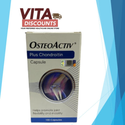 Osteoactiv Glucosamine Plus Chondroitin 250/200mg Caps (100's) [Exp 05/2027]