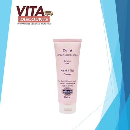 Dr. V Derma Pharmacy Brand Complete Care Hand & Nail Cream (100ml) [Exp 12/2028]