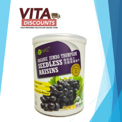 Lohas Organic Jumbo Thompson Seedless Raisins (425g)