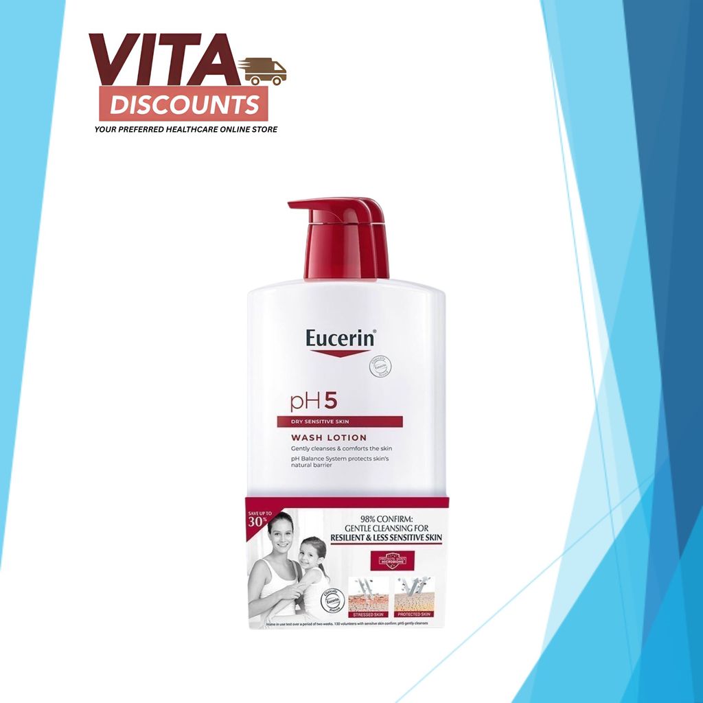 Eucerin Ph5 Washlotion (1000ml x 1/2 Pack) [Exp 07/2028]