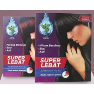 D'Herbs Pewarna Rambut 4 In 1 Hitam