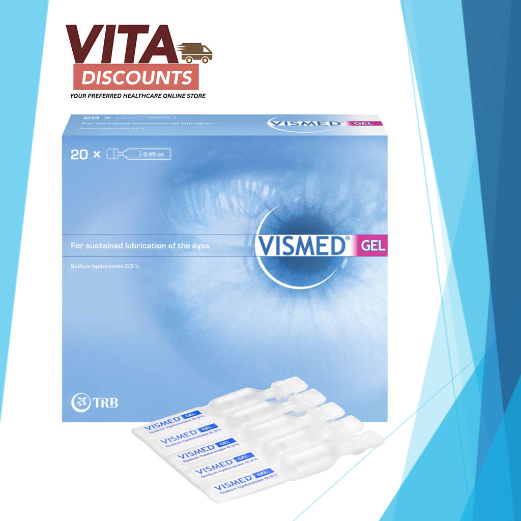 Vismed Gel Eye Drops (0.45ml x 20's) [Exp 02/2028]